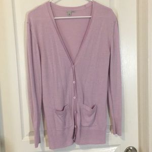 Light lavender cardigan by Halogen